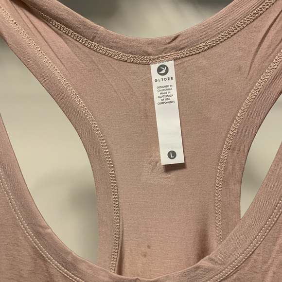 Glyder tie tank in color Adobe rose - Picture 4 of 5